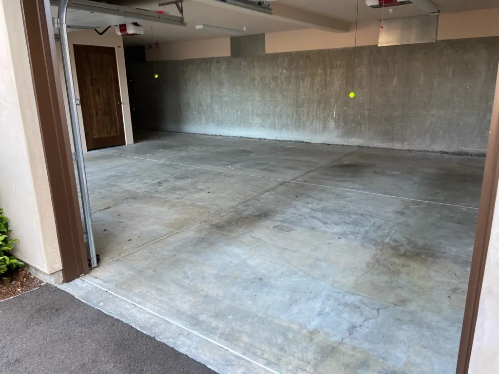 After epoxy flooring